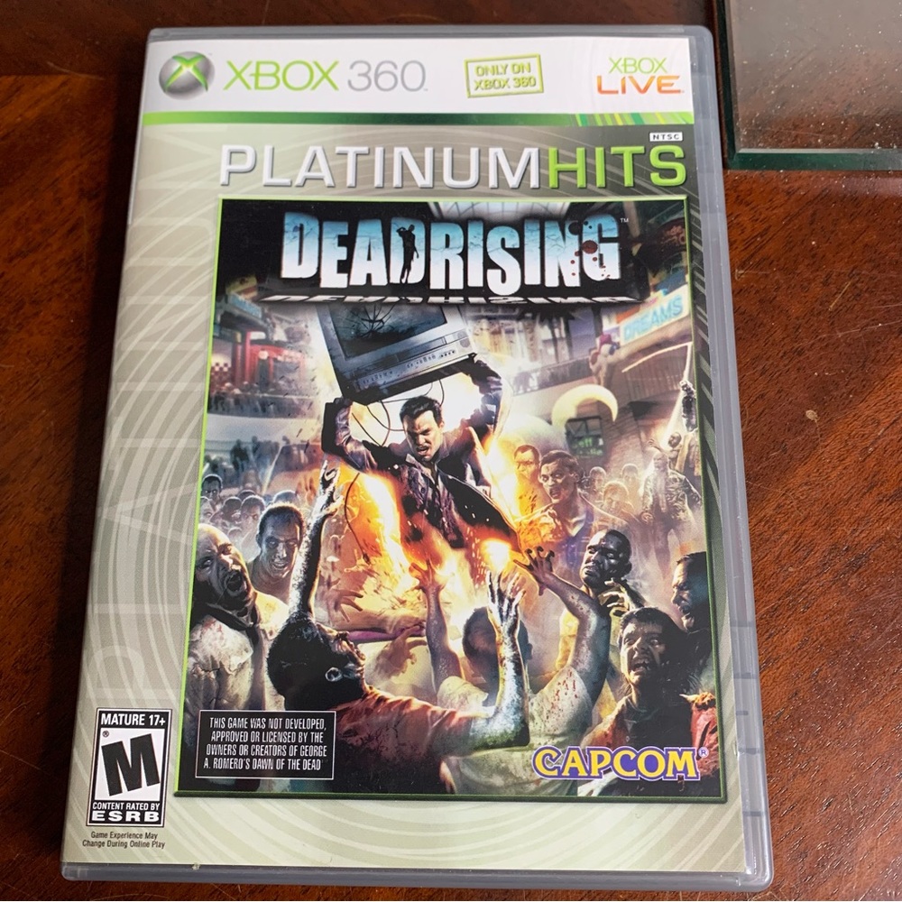 Xbox 360 Platinum Hits Dead Rising Video Game